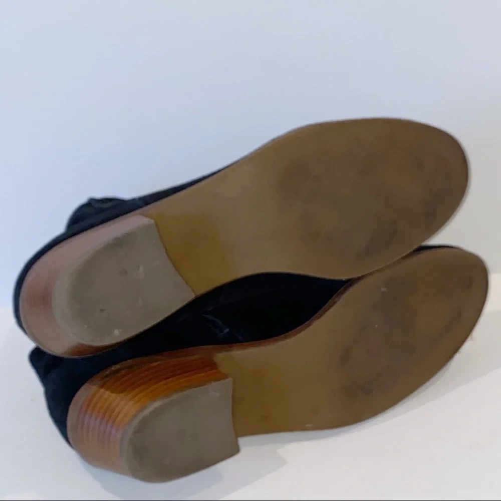 Jack Rogers Bailee Black Suede Bootie 8 Officecore Casual Everyday